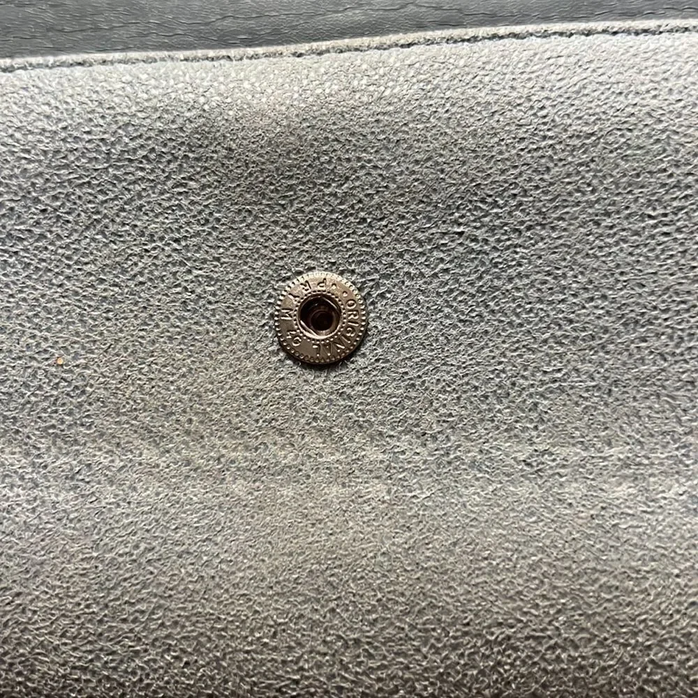 Stella McCartney Gray Suede Long Wallet